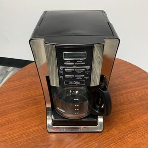Mr. Coffee Black and Silver Coffee Maker